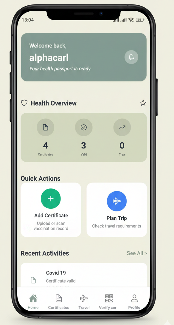 VaxCPass - Your Digital Health Passport
